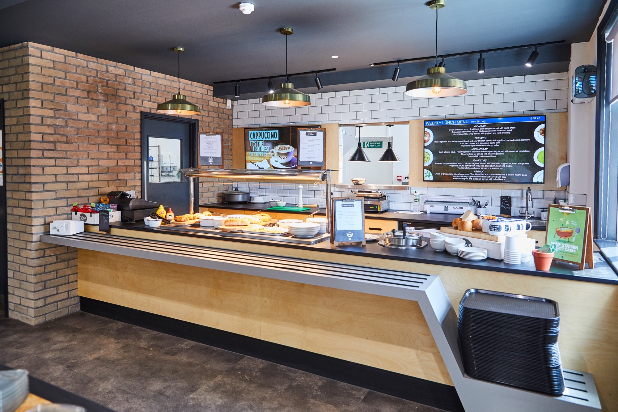 Onsite Cafe Fit Out at Ibstock Brick | Blueprint Interiors